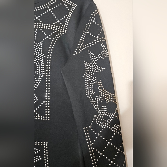 Black Embellished Women's Sweater - Picture 3 of 6